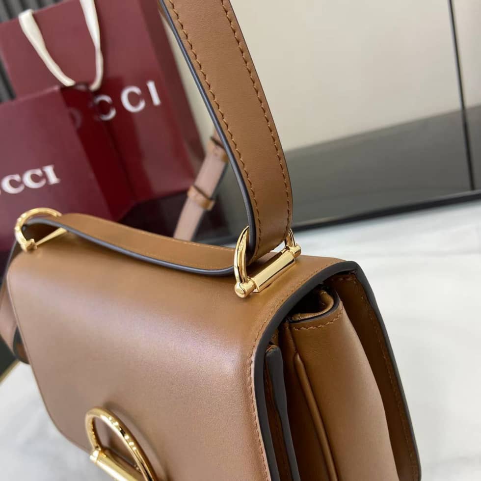 Gucci Siena Leather Brown Small Shoulder Bag_4_158869 Gucci Siena Leather Brown Small Shoulder Bag