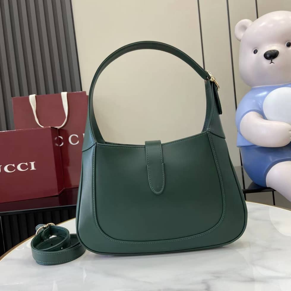 Gucci Jackie 1961 Medium Green Shoulder Bag_1_158879 Gucci Jackie 1961 Medium Green Shoulder Bag