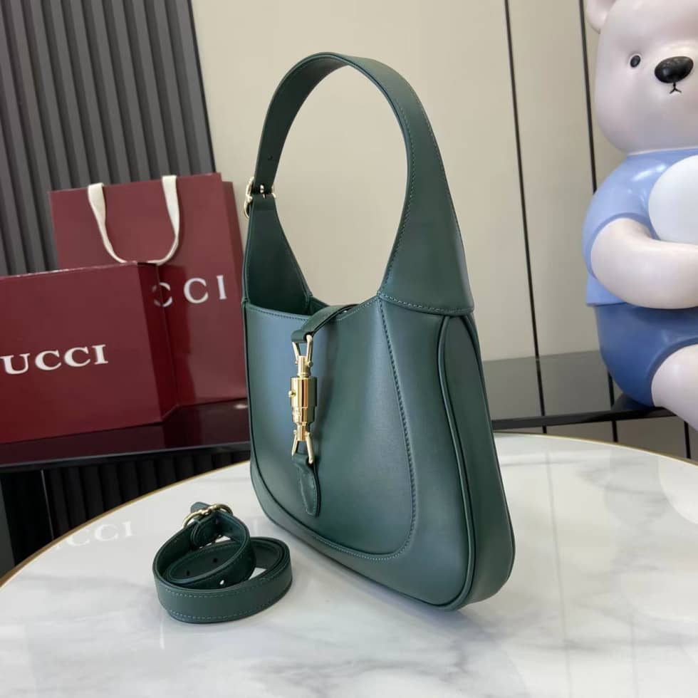 Gucci Jackie 1961 Medium Green Shoulder Bag_2_158879 Gucci Jackie 1961 Medium Green Shoulder Bag