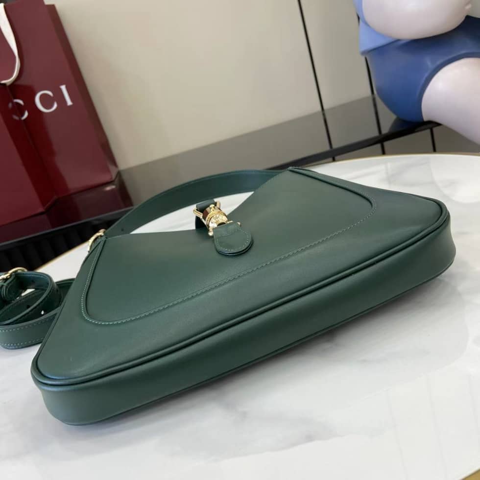 Gucci Jackie 1961 Medium Green Shoulder Bag_3_158879 Gucci Jackie 1961 Medium Green Shoulder Bag