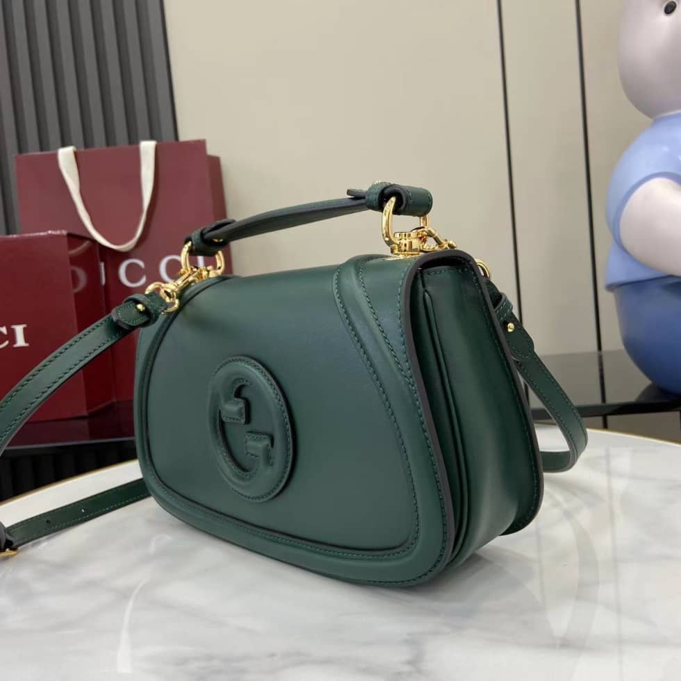 Gucci Blondie Green Medium Top Handle Bag 815714_2_158899 Gucci Blondie Green Medium Top Handle Bag 815714