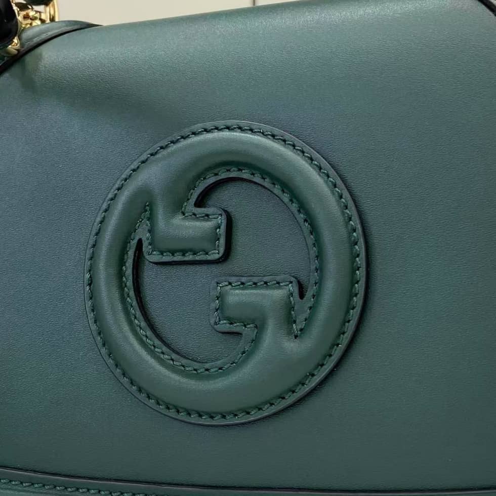 Gucci Blondie Green Medium Top Handle Bag 815714_5_158899 Gucci Blondie Green Medium Top Handle Bag 815714