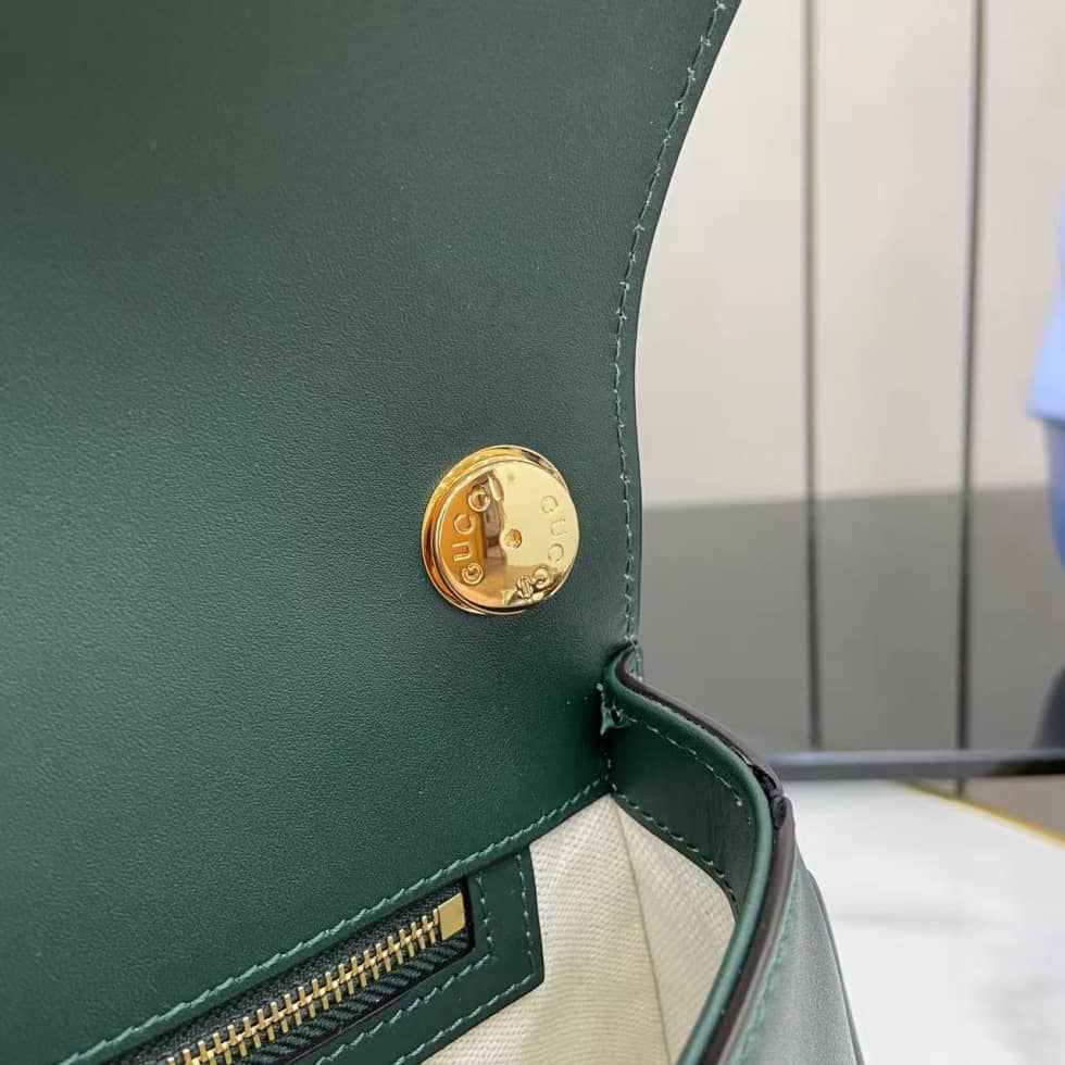 Gucci Blondie Green Medium Top Handle Bag 815714_8_158899 Gucci Blondie Green Medium Top Handle Bag 815714