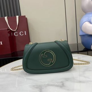 Gucci Blondie Chain Green Mini Shoulder Bag