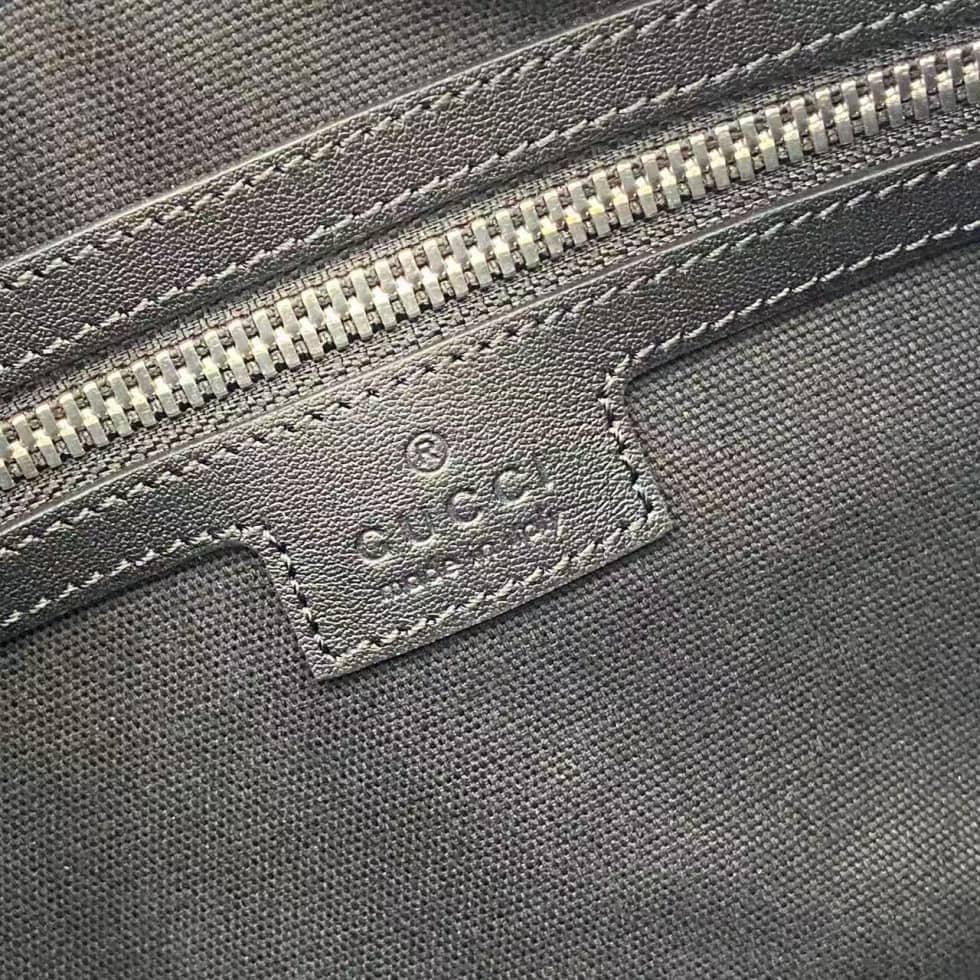 Gucci GG Emblem Small Black Crossbody Bag 850242_8_158949 Gucci GG Emblem Small Black Crossbody Bag 850242