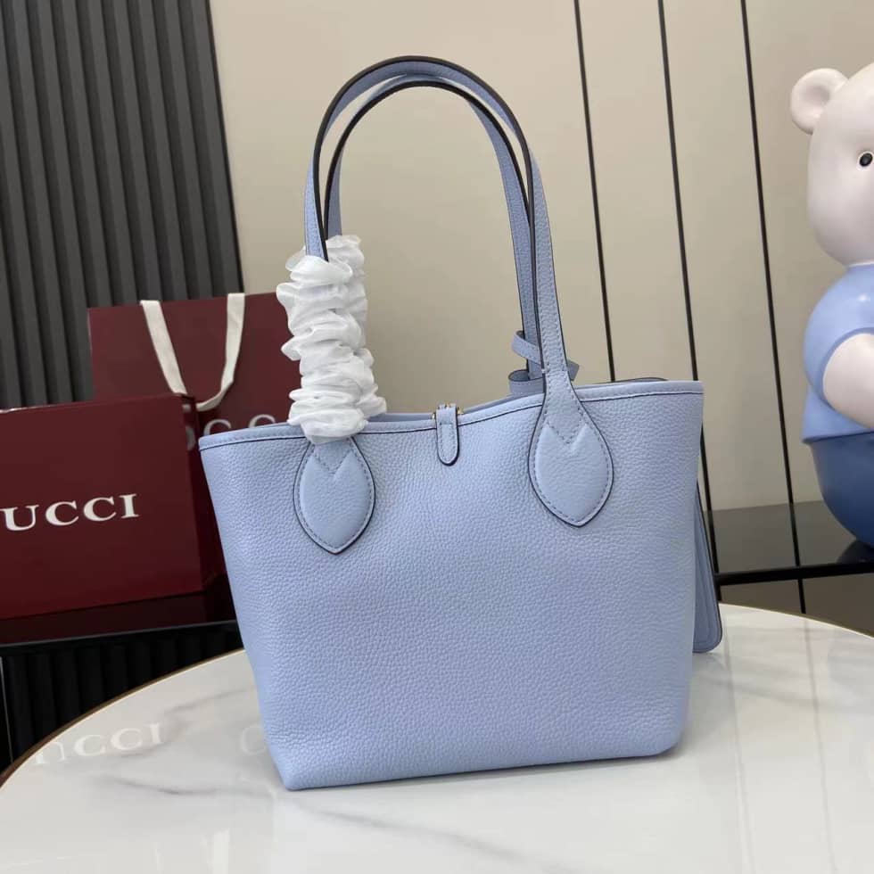 Gucci Totissima Leather Small Light Blue Tote_1_159009 Gucci Totissima Leather Small Light Blue Tote