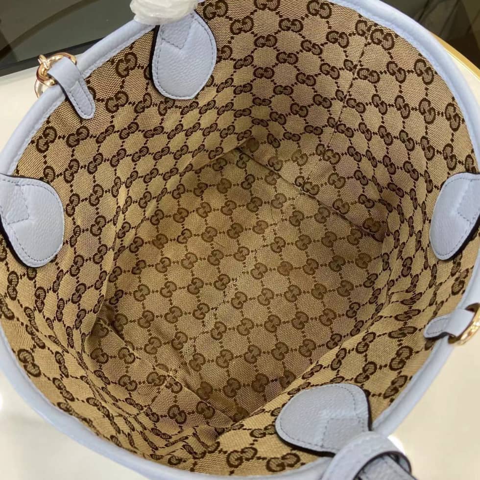 Gucci Totissima Leather Small Light Blue Tote_8_159009 Gucci Totissima Leather Small Light Blue Tote