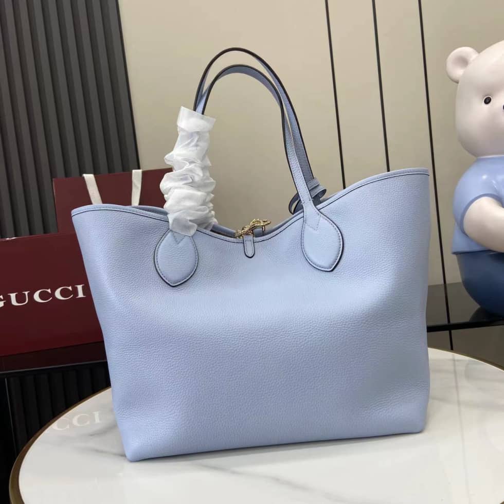 Gucci Totissima Leather Large Light Blue Tote_1_159019 Gucci Totissima Leather Large Light Blue Tote