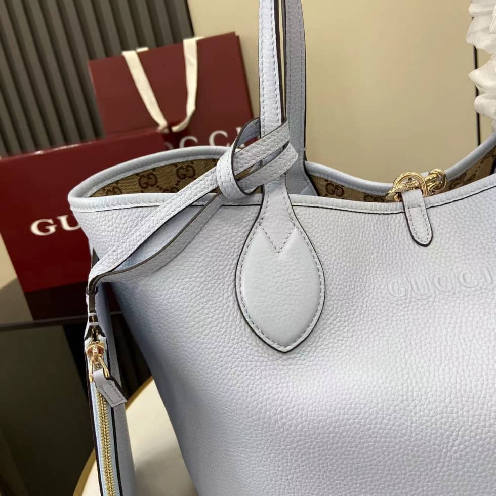 Gucci Totissima Leather Large Light Blue Tote_3_159019 Gucci Totissima Leather Large Light Blue Tote