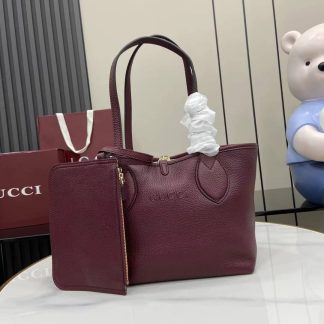 Gucci Totissima Leather Small Red Tote 839124