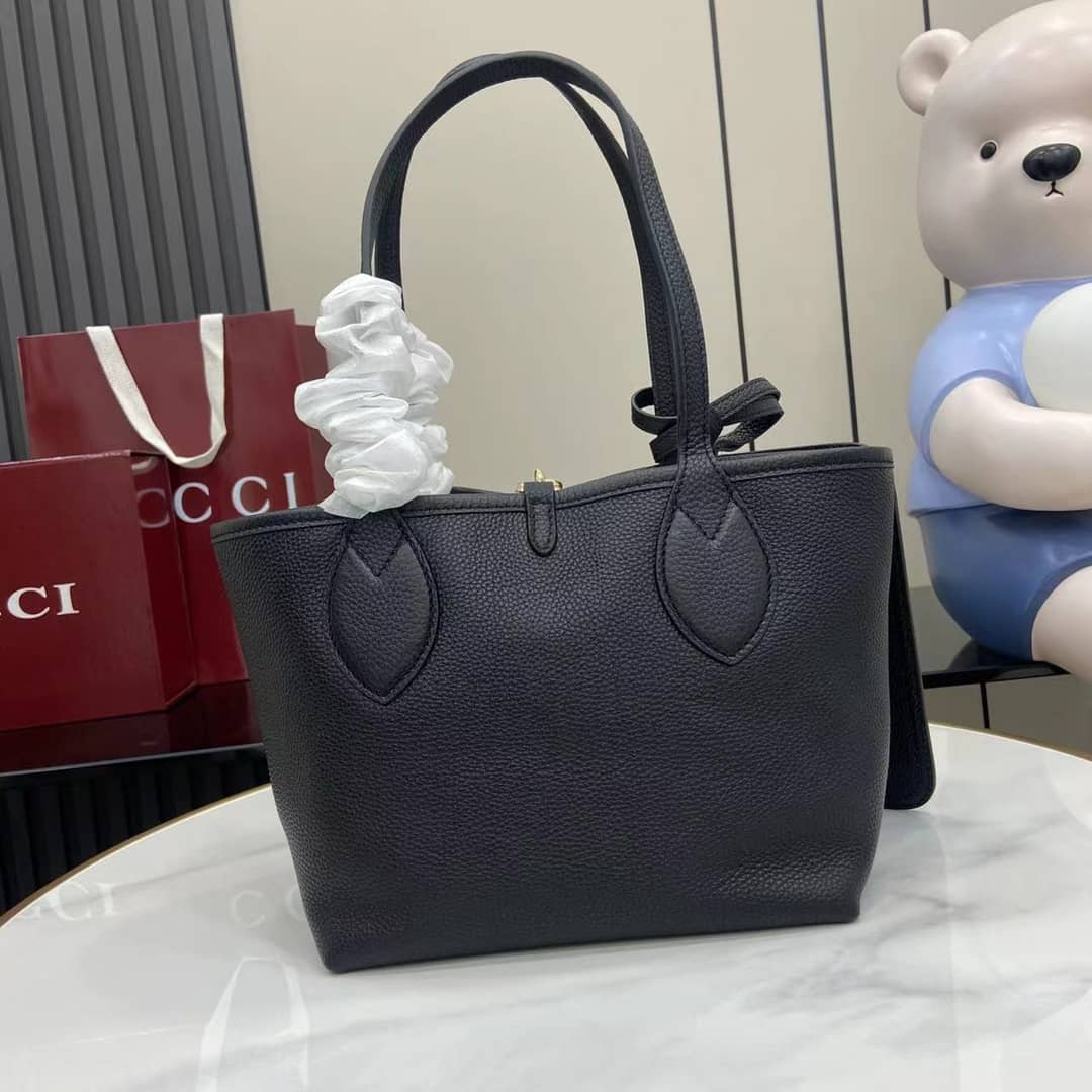 Gucci Totissima Leather Small Black Tote 839124_1_159049 Gucci Totissima Leather Small Black Tote 839124
