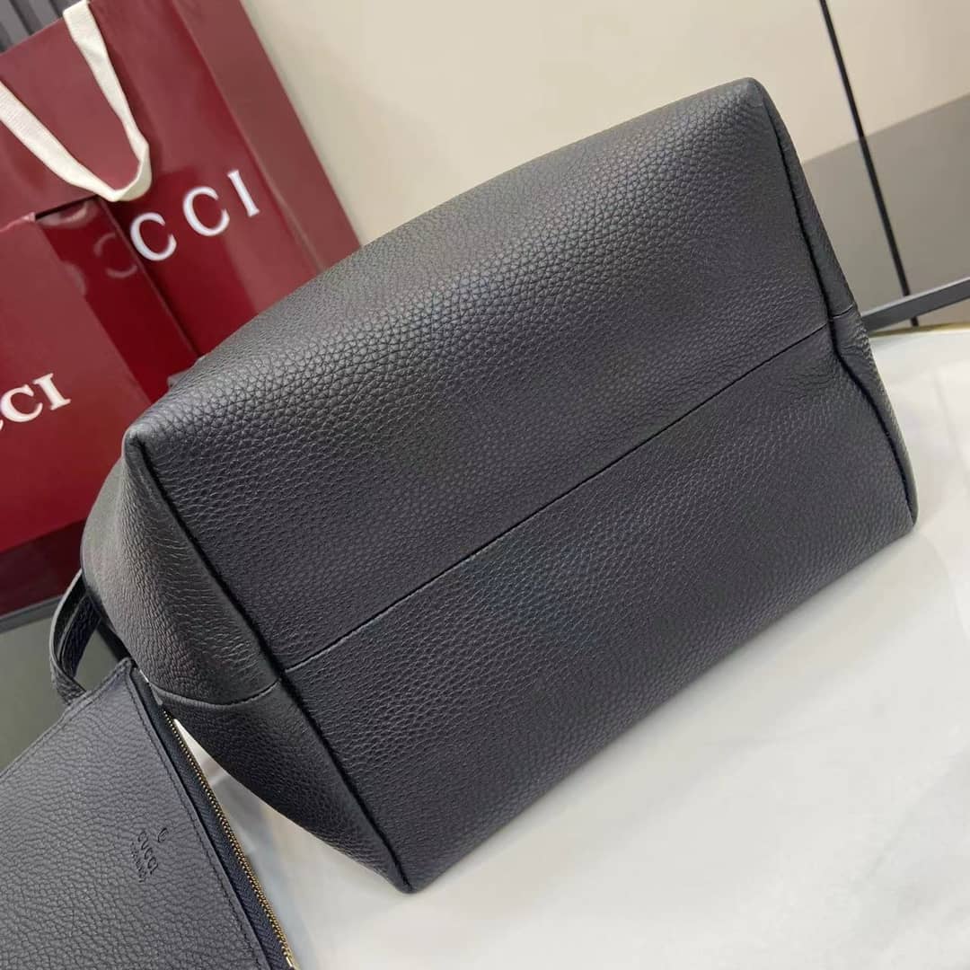 Gucci Totissima Leather Small Black Tote 839124_6_159049 Gucci Totissima Leather Small Black Tote 839124