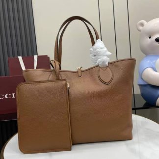 Gucci Totissima Leather Large Brown Tote 839112
