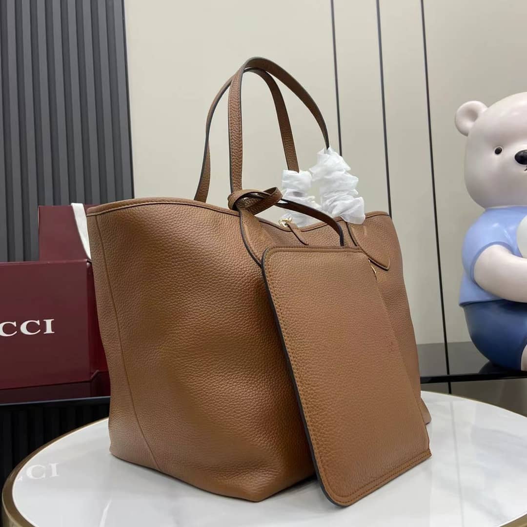 Gucci Totissima Leather Large Brown Tote 839112_1_159069 Gucci Totissima Leather Large Brown Tote 839112