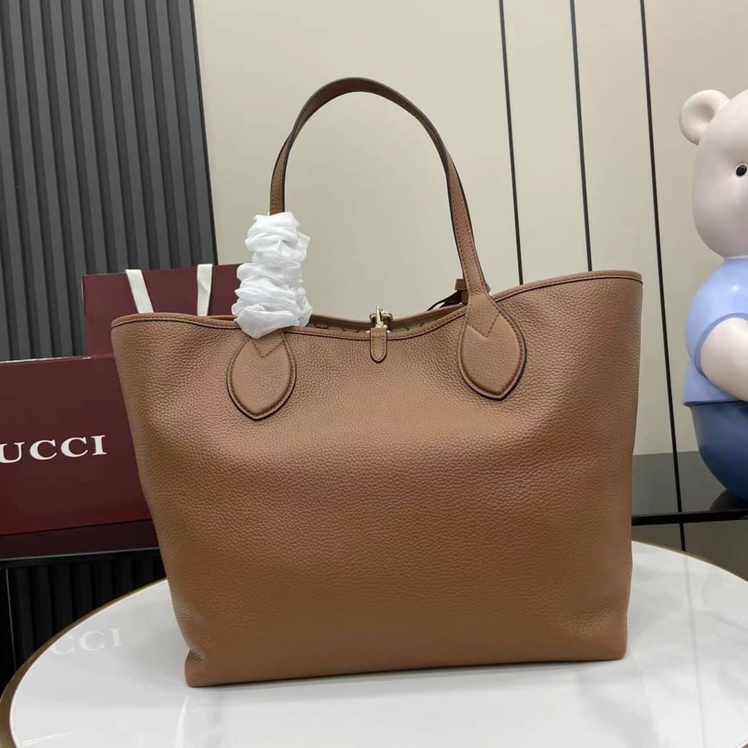 Gucci Totissima Leather Large Brown Tote 839112_2_159069 Gucci Totissima Leather Large Brown Tote 839112
