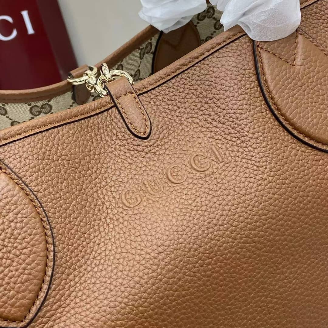 Gucci Totissima Leather Large Brown Tote 839112_4_159069 Gucci Totissima Leather Large Brown Tote 839112