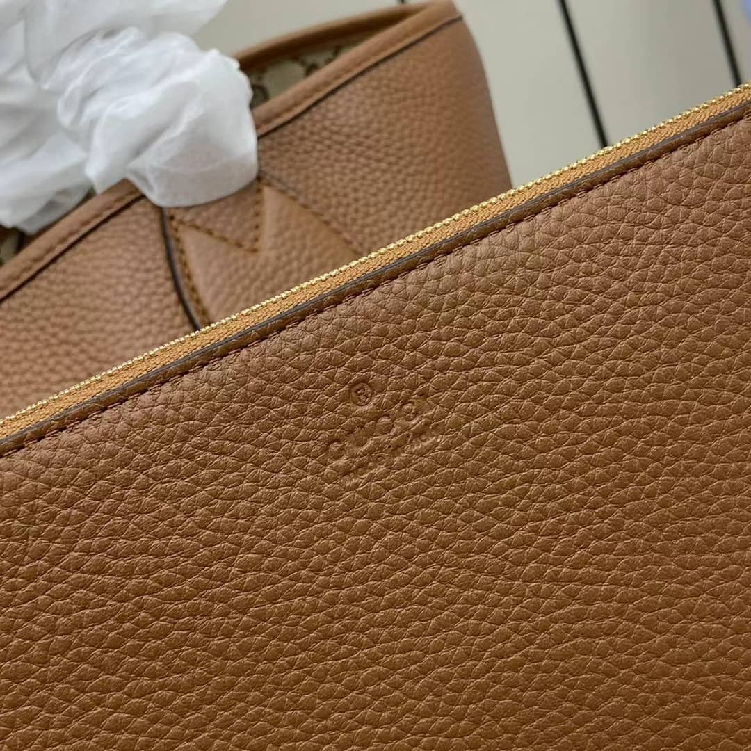 Gucci Totissima Leather Large Brown Tote 839112_5_159069 Gucci Totissima Leather Large Brown Tote 839112