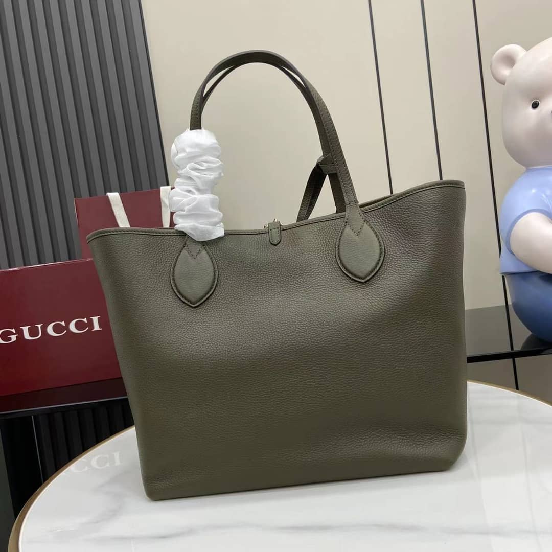 Gucci Totissima Leather Large Green Tote 839112_1_159089 Gucci Totissima Leather Large Green Tote 839112