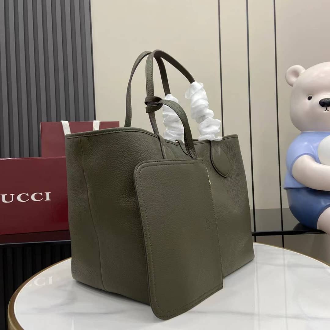 Gucci Totissima Leather Large Green Tote 839112_2_159089 Gucci Totissima Leather Large Green Tote 839112