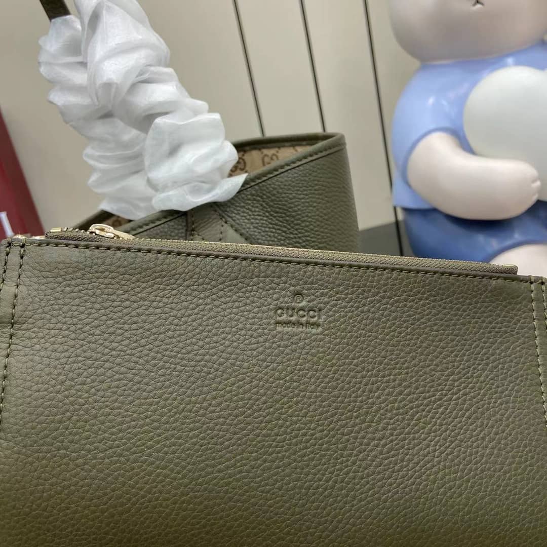 Gucci Totissima Leather Large Green Tote 839112_3_159089 Gucci Totissima Leather Large Green Tote 839112