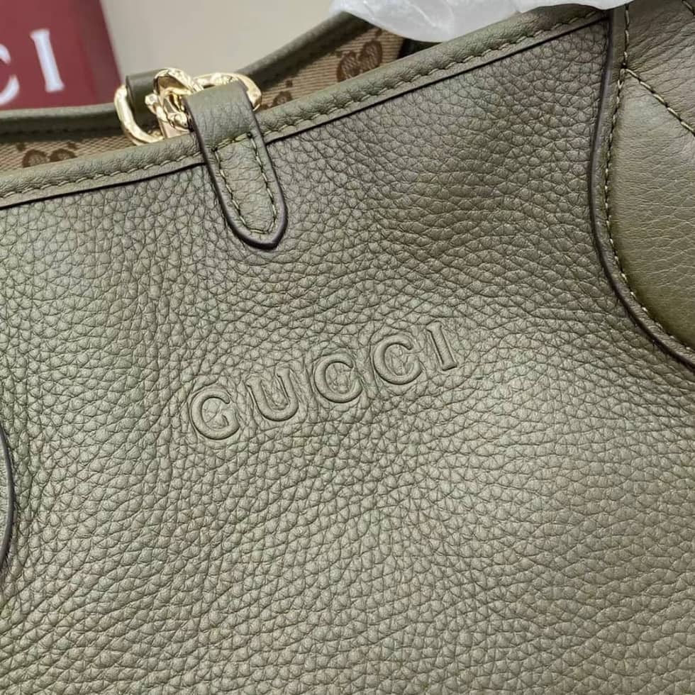 Gucci Totissima Leather Large Green Tote 839112_4_159089 Gucci Totissima Leather Large Green Tote 839112