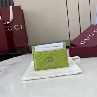 Gucci GG Marmont Green Card Case 443127