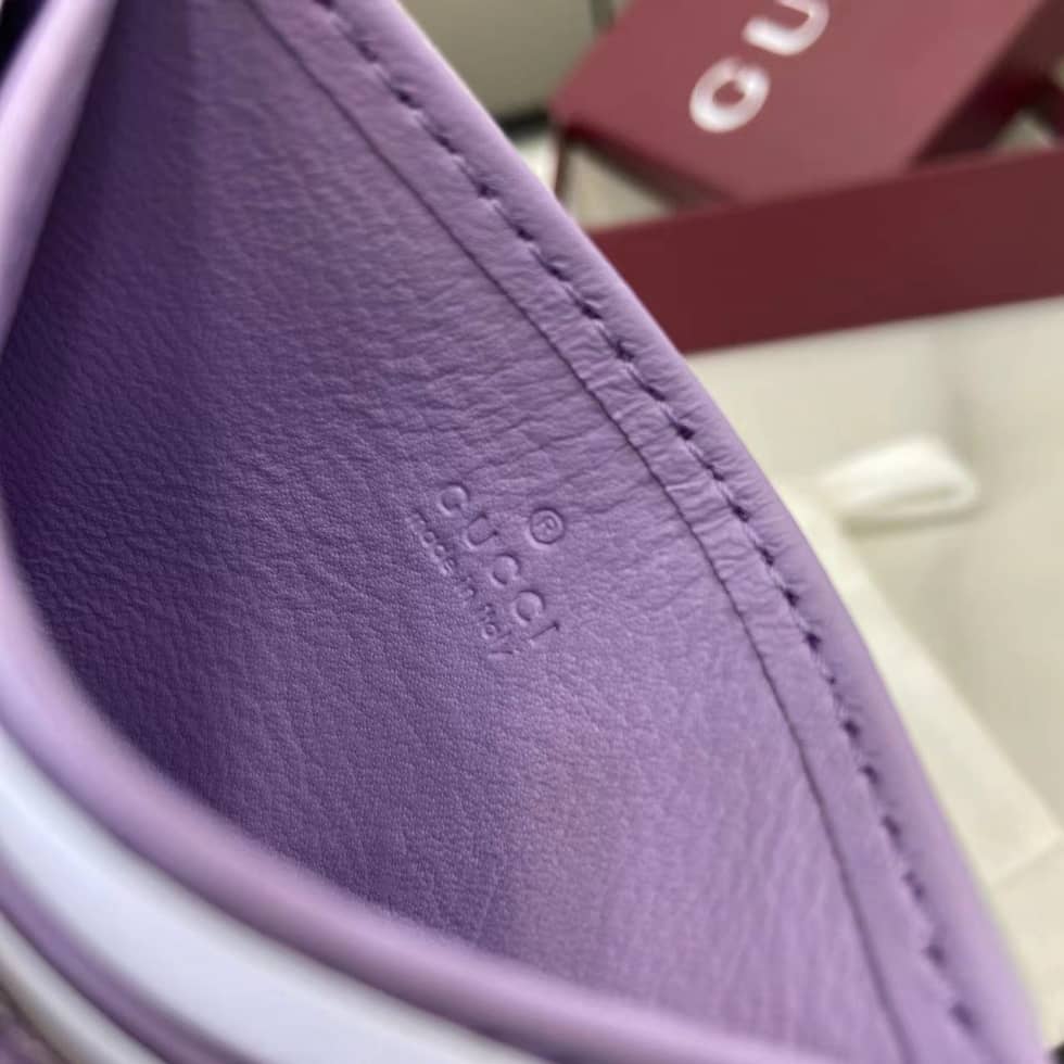 Gucci GG Marmont Purple Card Case 443127_8_159229 Gucci GG Marmont Purple Card Case 443127