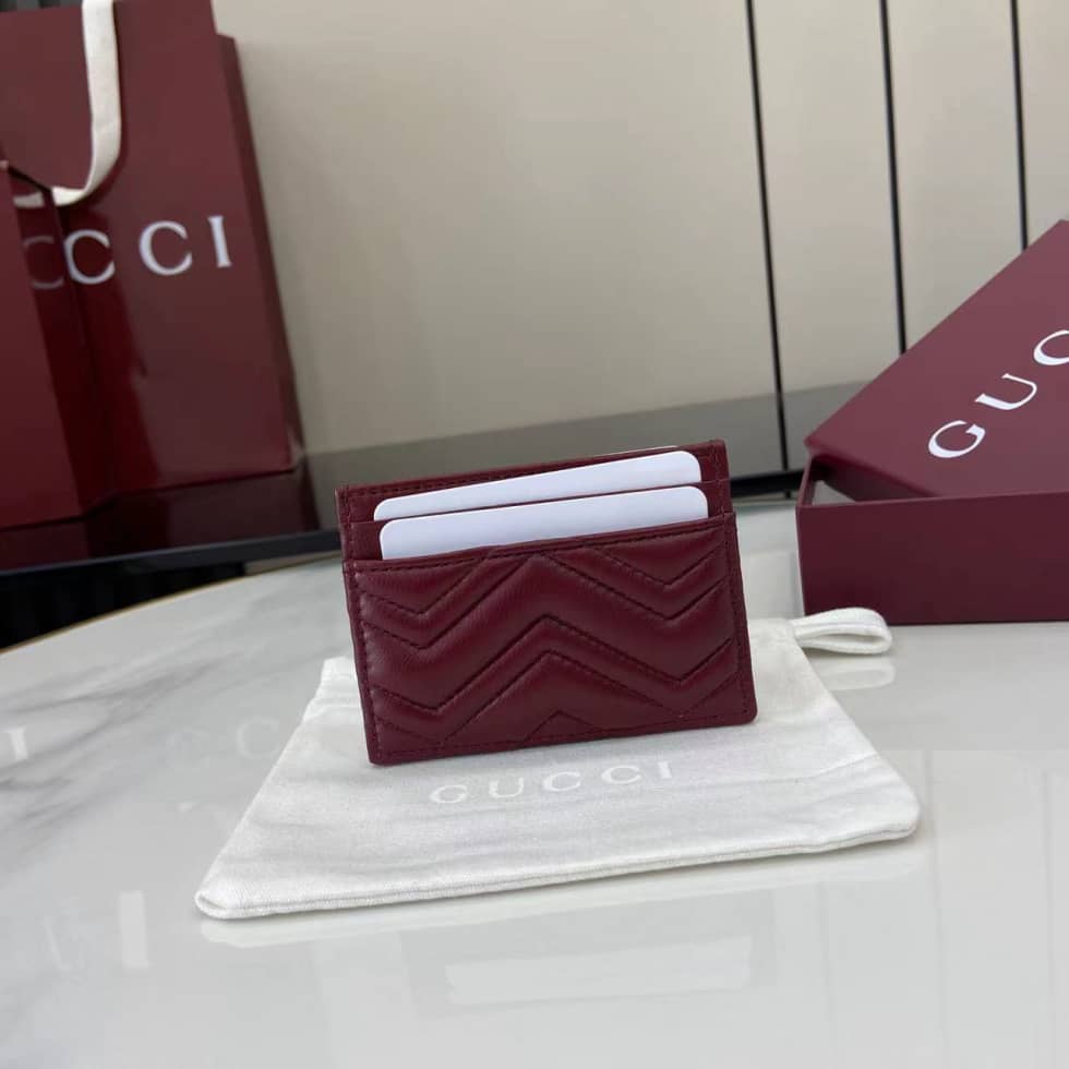 Gucci GG Marmont Red Card Case 443127_1_159249 Gucci GG Marmont Red Card Case 443127
