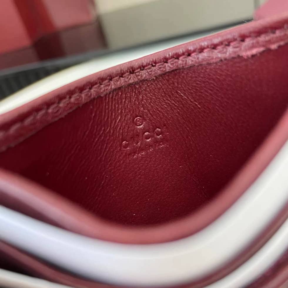 Gucci GG Marmont Red Card Case 443127_8_159249 Gucci GG Marmont Red Card Case 443127