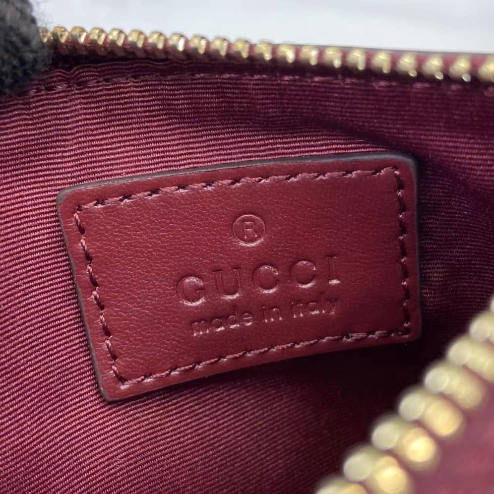 Gucci GG Marmont Zip Red Key Pouch 837747_8_159329 Gucci GG Marmont Zip Red Key Pouch 837747