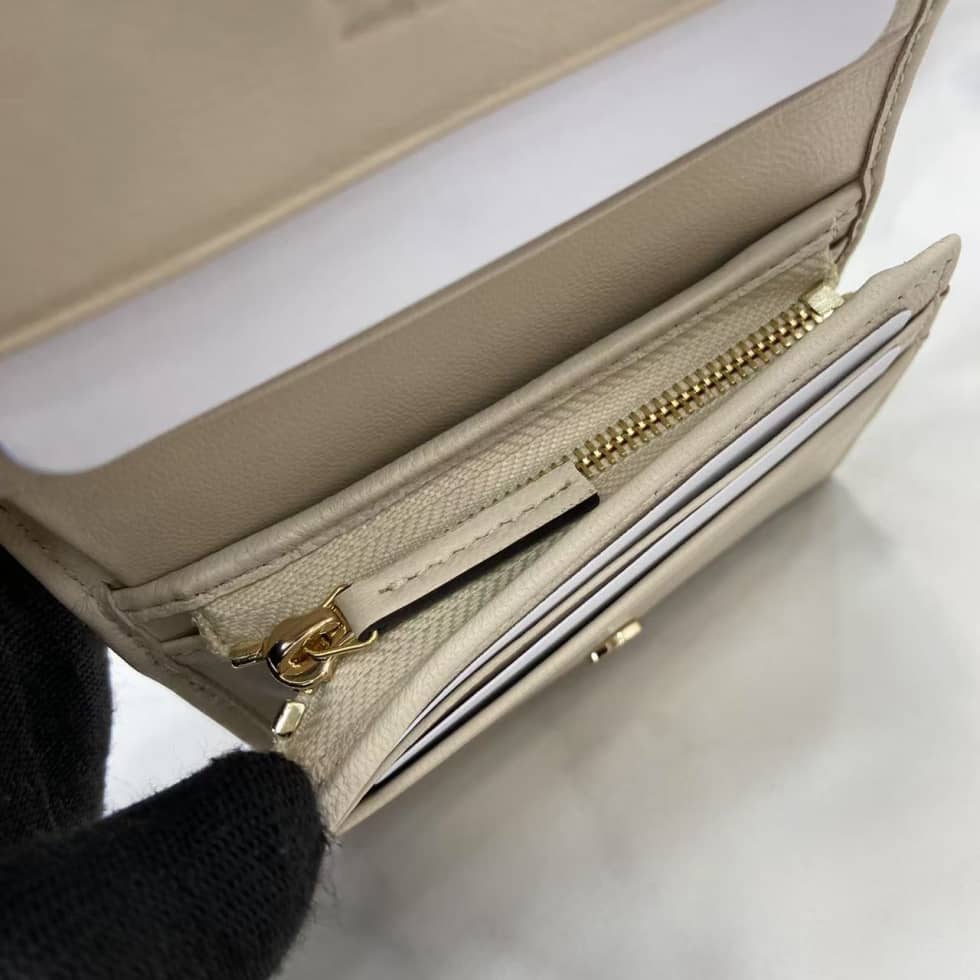 Gucci GG Marmont White Bi-fold Wallet 466492_7_159359 Gucci GG Marmont White Bi-fold Wallet 466492