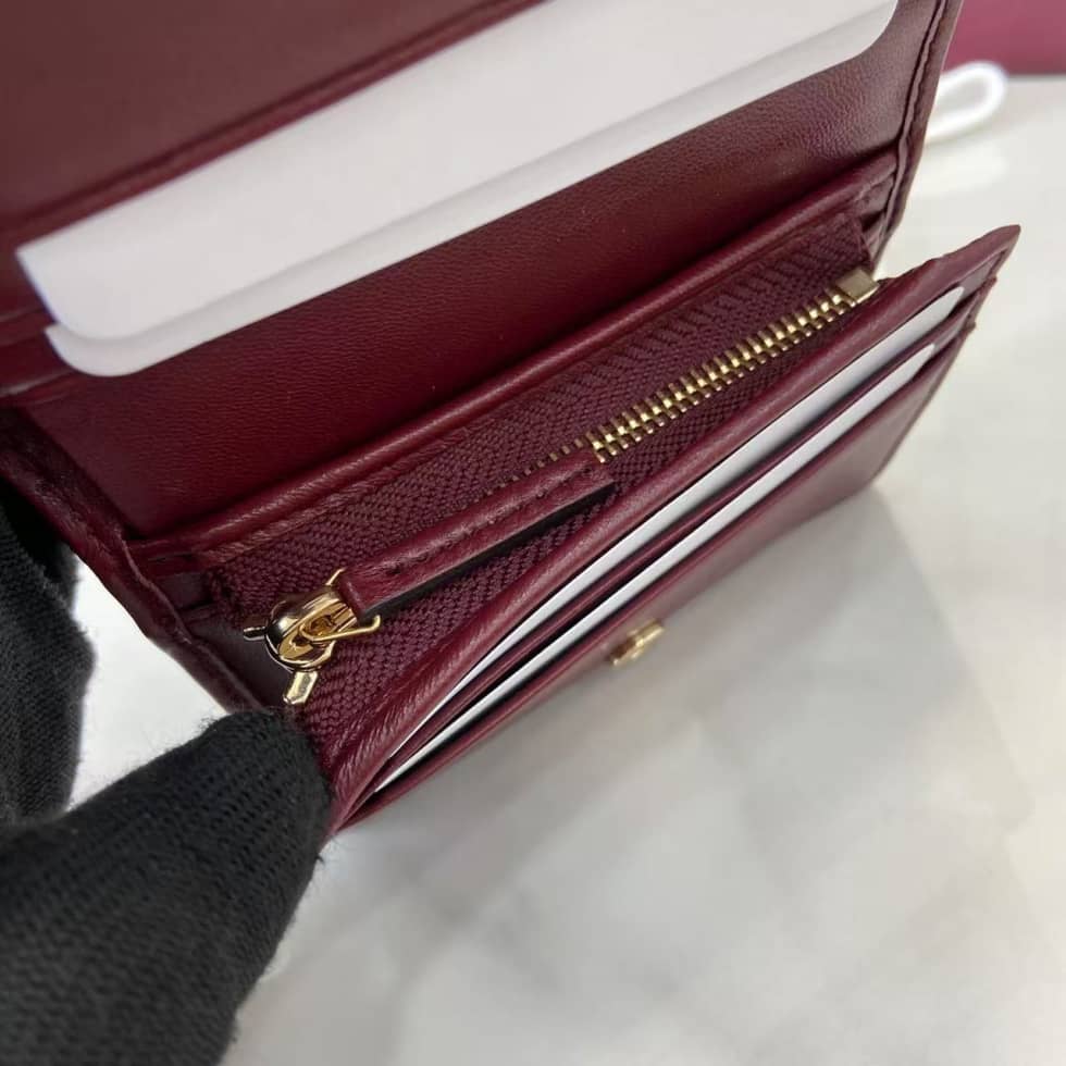 Gucci GG Marmont Red Bi-fold Wallet 466492_7_159428 Gucci GG Marmont Red Bi-fold Wallet 466492