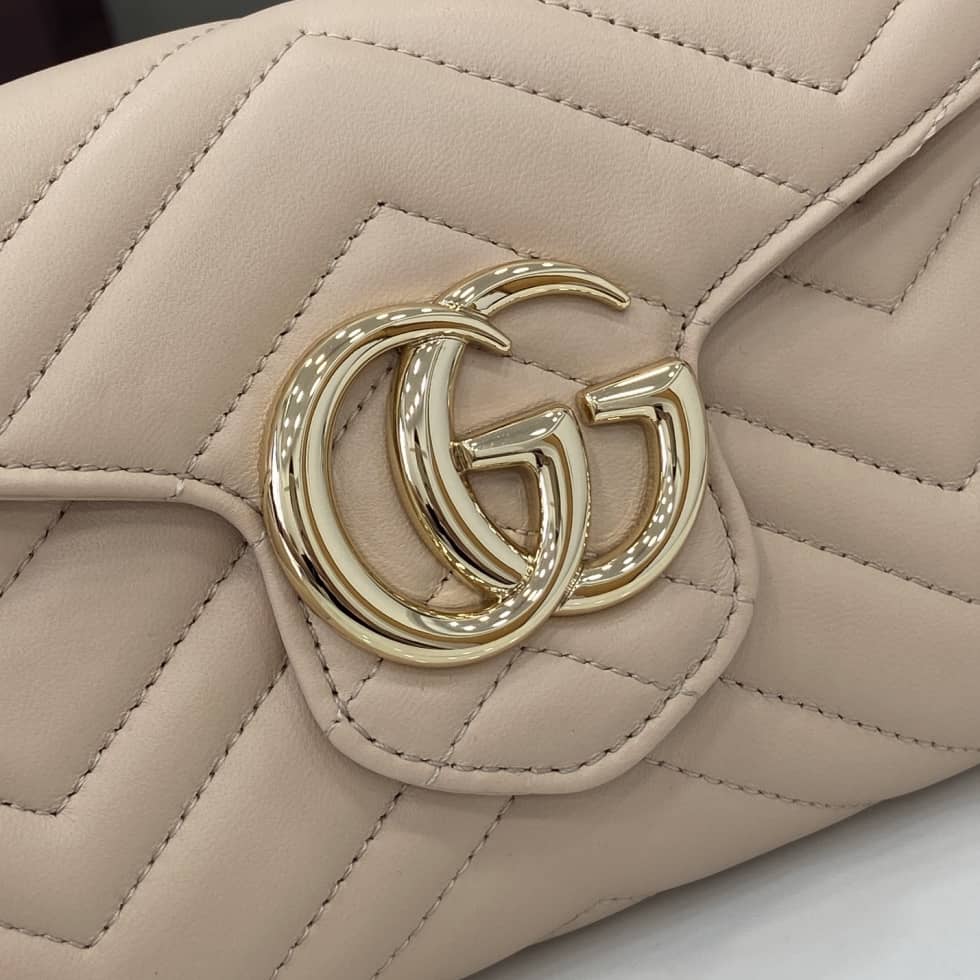 Gucci GG Marmont Leather Pink Wallet on Chain_5_159548 Gucci GG Marmont Leather Pink Wallet on Chain