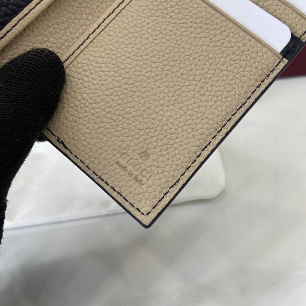 Gucci Leather Bi-color Card Case Navy 817038_7_159718 Gucci Leather Bi-color Card Case Navy 817038