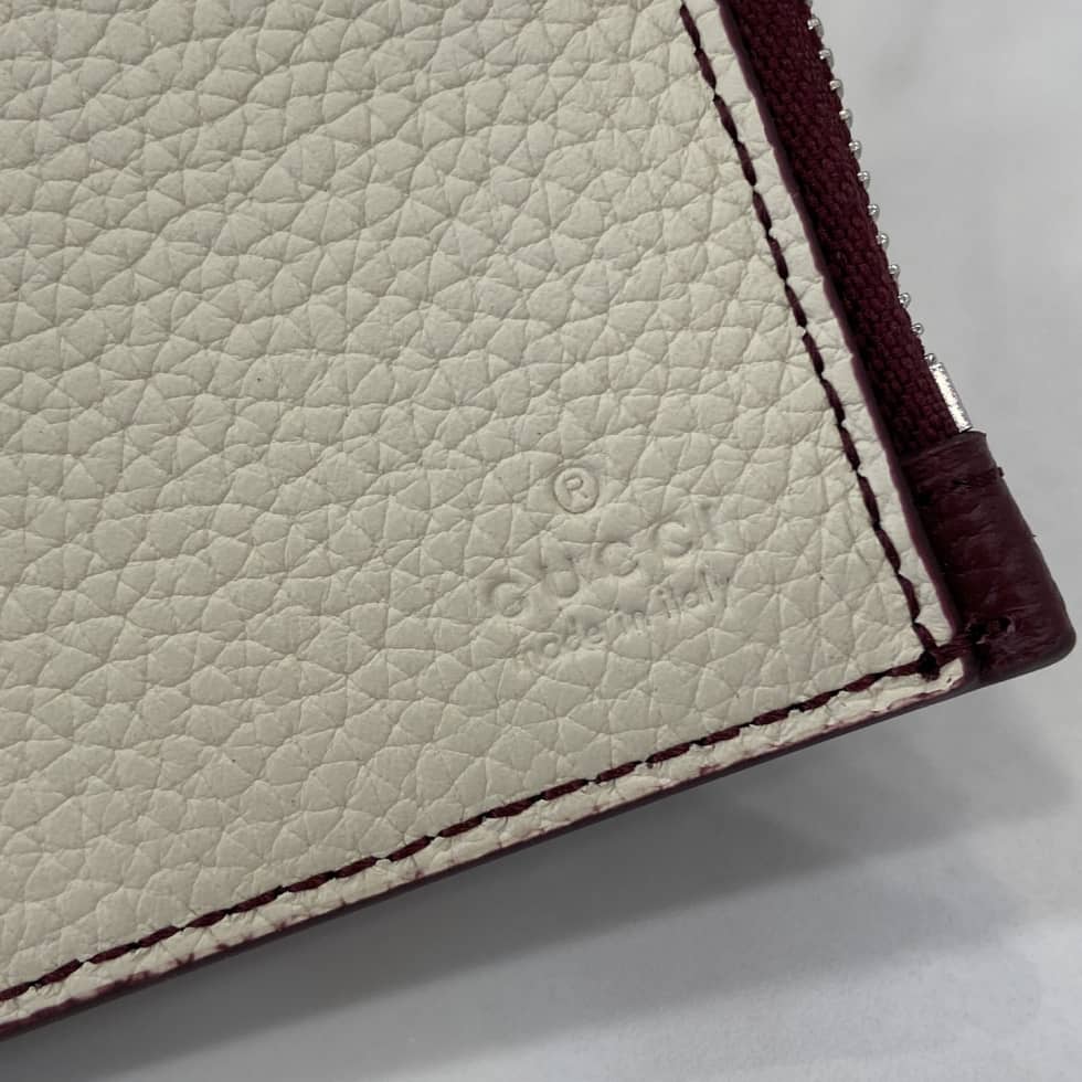 Gucci Leather Bi-fold Zipper Wallet Red 817021_7_159748 Gucci Leather Bi-fold Zipper Wallet Red 817021