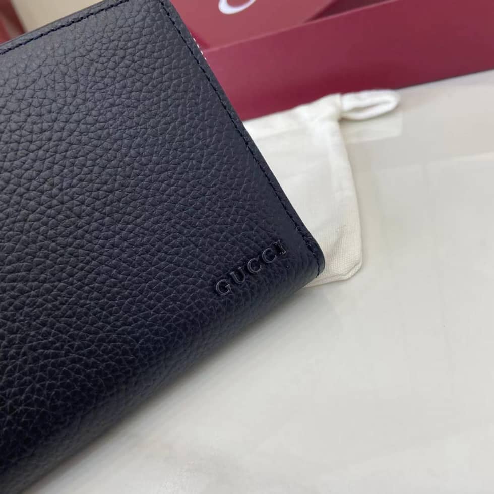 Gucci Leather Navy Bi-color Zip Around Wallet_5_159778 Gucci Leather Navy Bi-color Zip Around Wallet