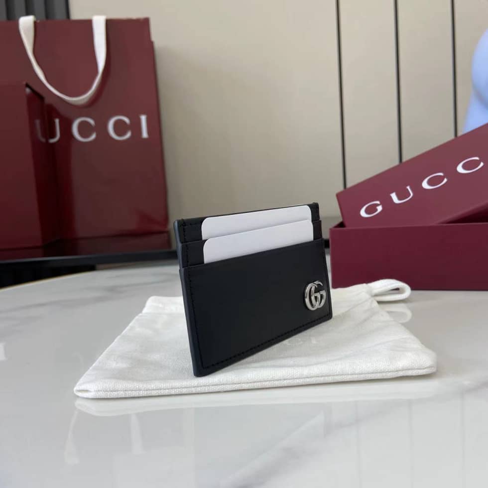 Gucci GG Marmont Black Card Case 835049_2_159788 Gucci GG Marmont Black Card Case 835049