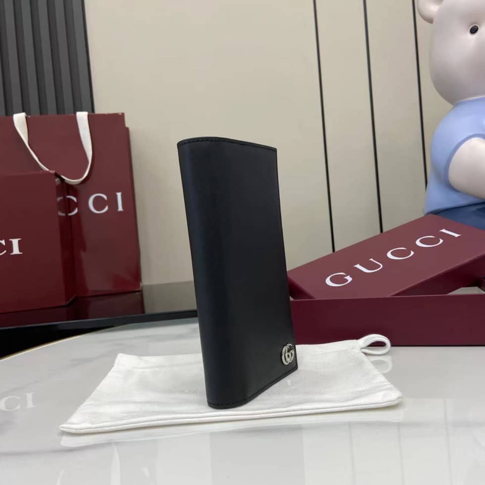 Gucci GG Marmont Leather Black Long Wallet 835054_2_159868 Gucci GG Marmont Leather Black Long Wallet 835054