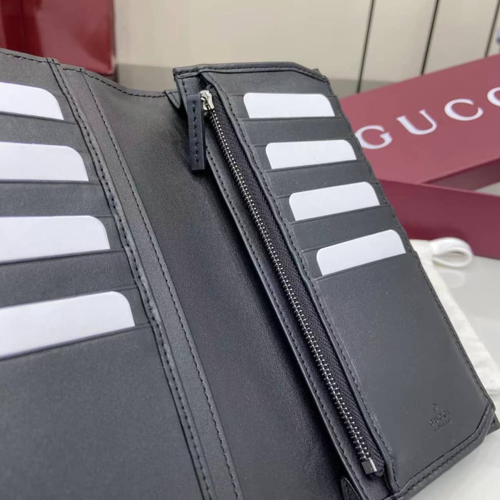 Gucci GG Marmont Leather Black Long Wallet 835054_7_159868 Gucci GG Marmont Leather Black Long Wallet 835054