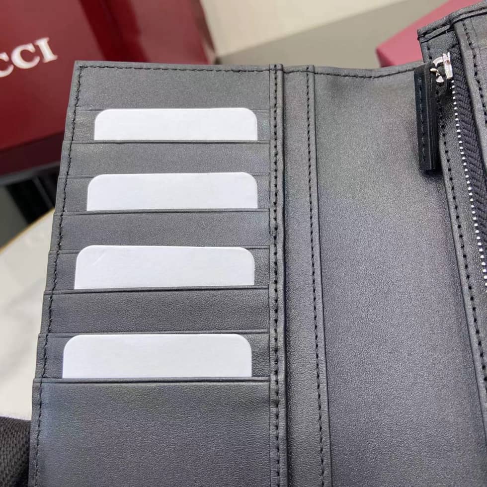 Gucci GG Marmont Leather Black Long Wallet 835054_8_159868 Gucci GG Marmont Leather Black Long Wallet 835054