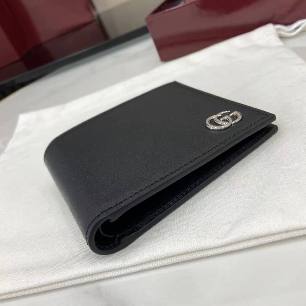 Gucci GG Marmont Bi-fold Wallet Black 835047_4_159928 Gucci GG Marmont Bi-fold Wallet Black 835047