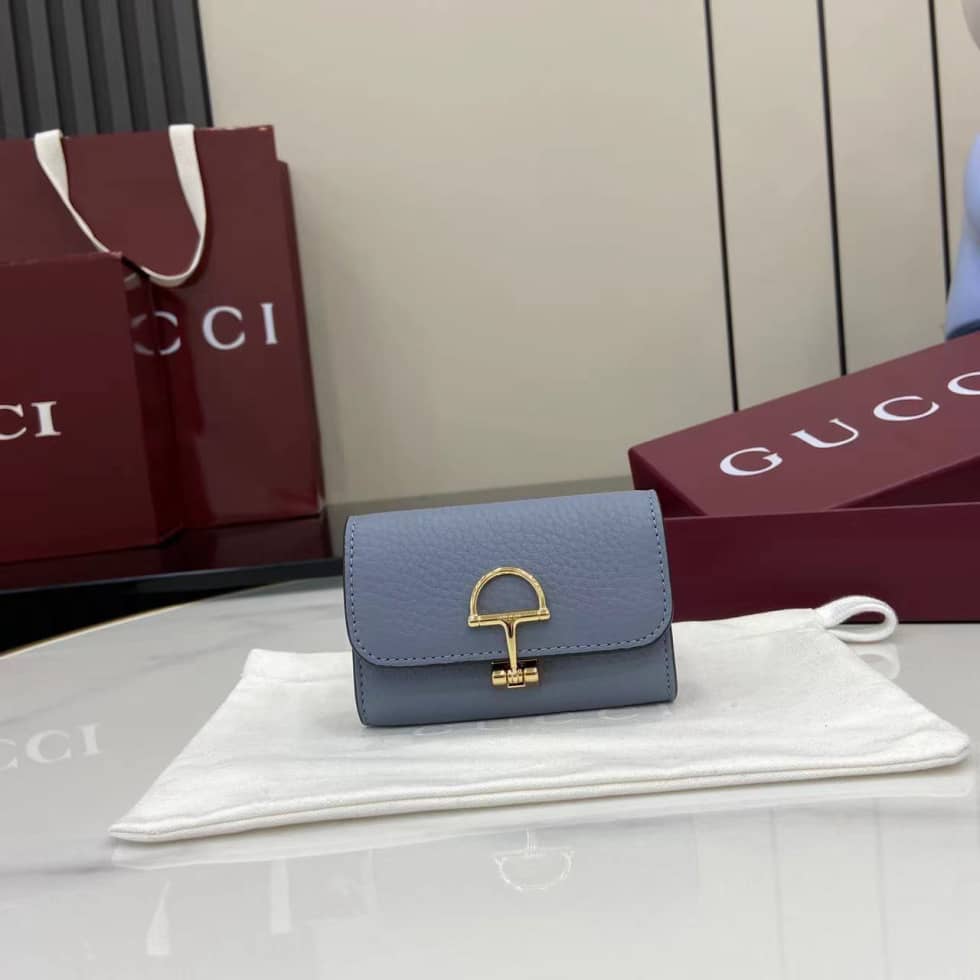 Gucci Softbit Leather Blue Card Case 828148_10_159958 Gucci Softbit Leather Blue Card Case 828148