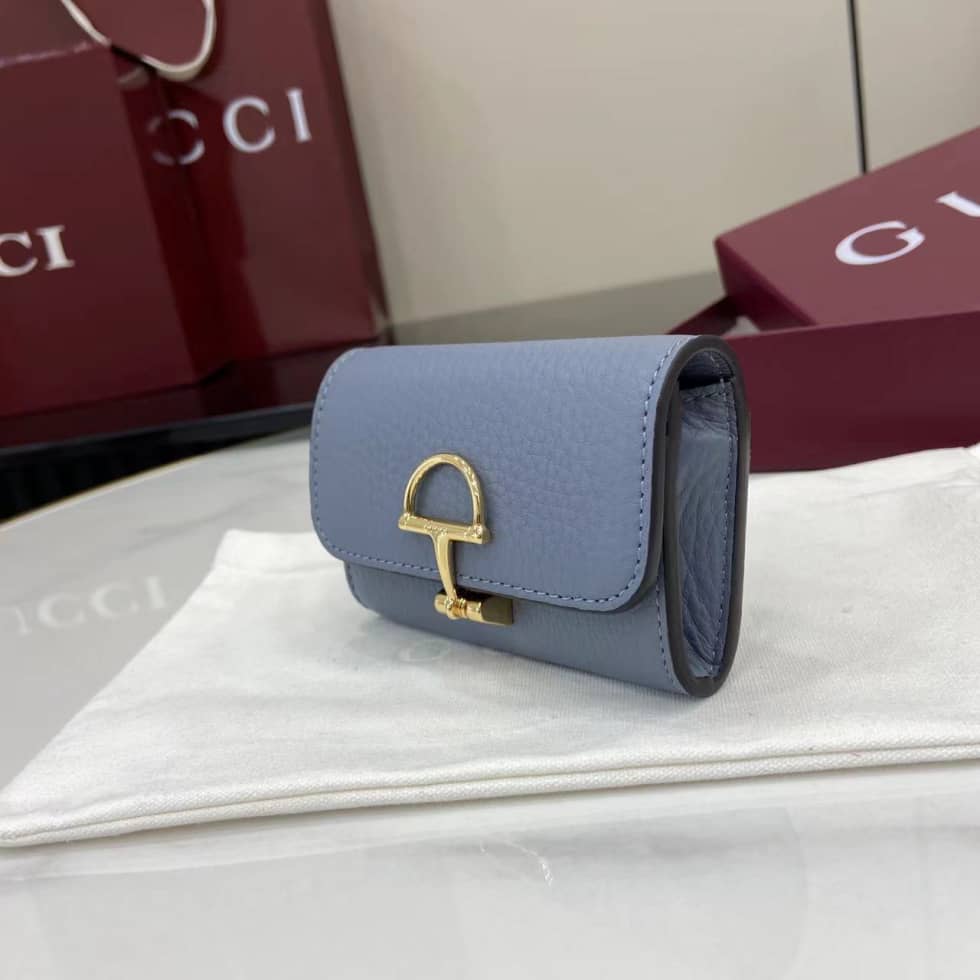Gucci Softbit Leather Blue Card Case 828148_2_159958 Gucci Softbit Leather Blue Card Case 828148