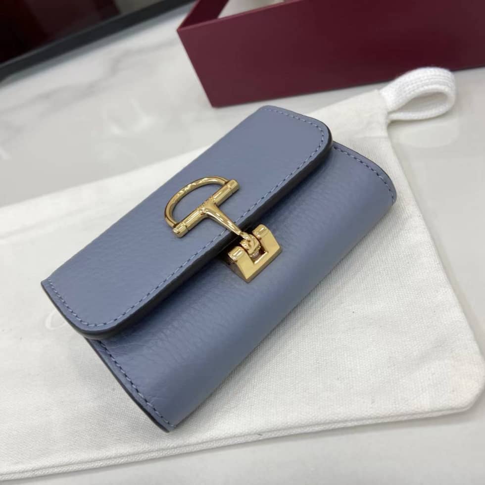 Gucci Softbit Leather Blue Card Case 828148_3_159958 Gucci Softbit Leather Blue Card Case 828148