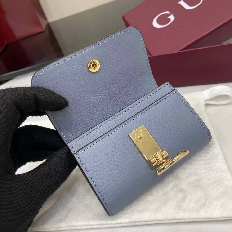 Gucci Softbit Leather Blue Card Case 828148_7_159958 Gucci Softbit Leather Blue Card Case 828148