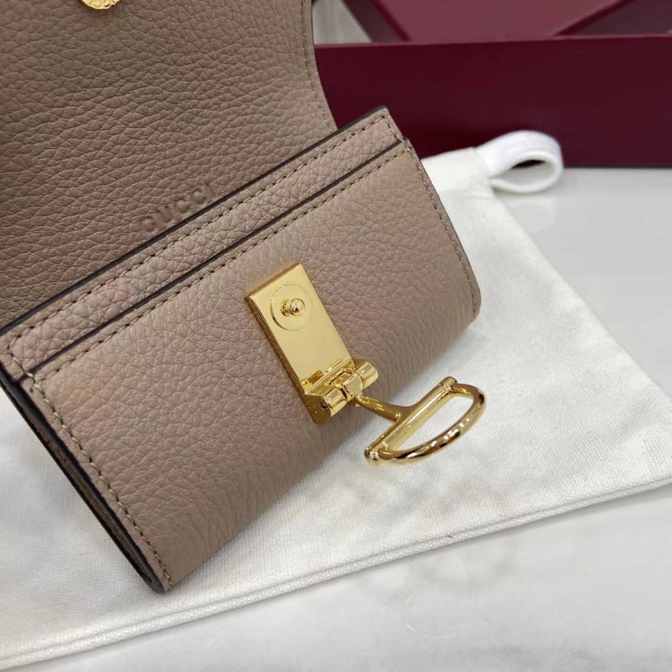 Gucci Softbit Leather Taupe Card Case 828148_8_159968 Gucci Softbit Leather Taupe Card Case 828148