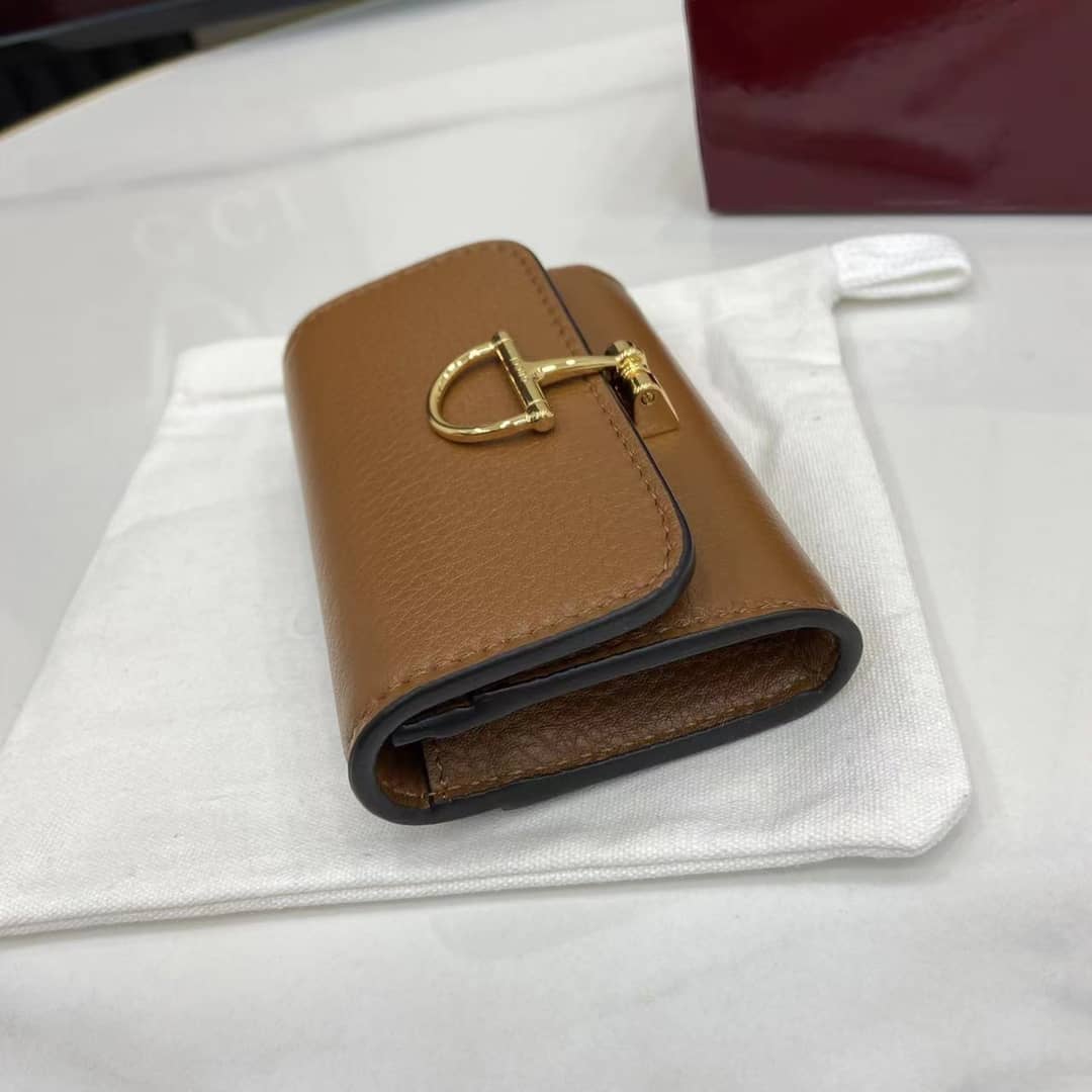 Gucci Softbit Leather Brown Card Case 828148_3_159978 Gucci Softbit Leather Brown Card Case 828148