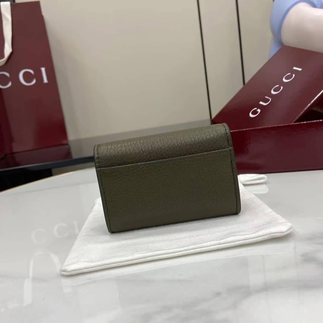 Gucci Softbit Leather Green Card Case 828148_2_159988 Gucci Softbit Leather Green Card Case 828148