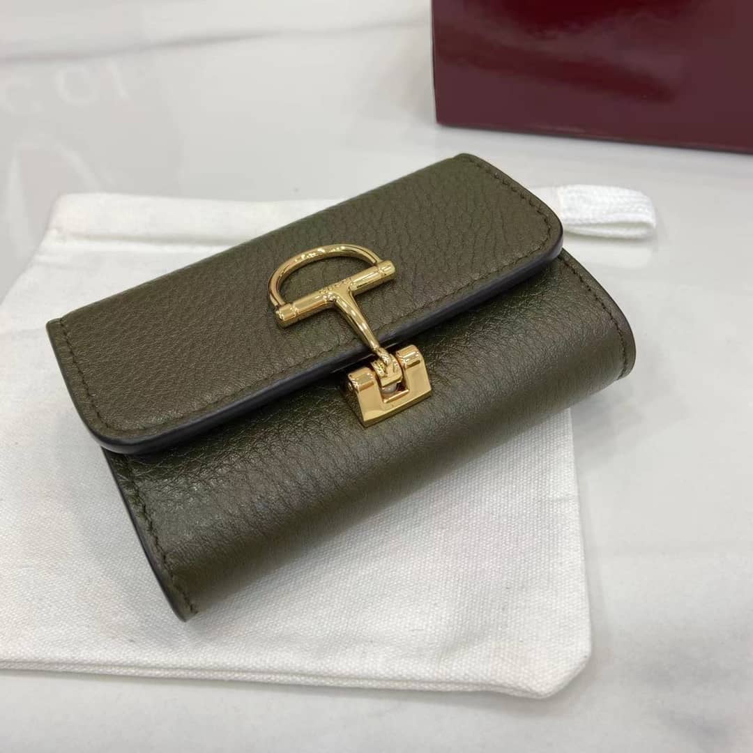 Gucci Softbit Leather Green Card Case 828148_3_159988 Gucci Softbit Leather Green Card Case 828148