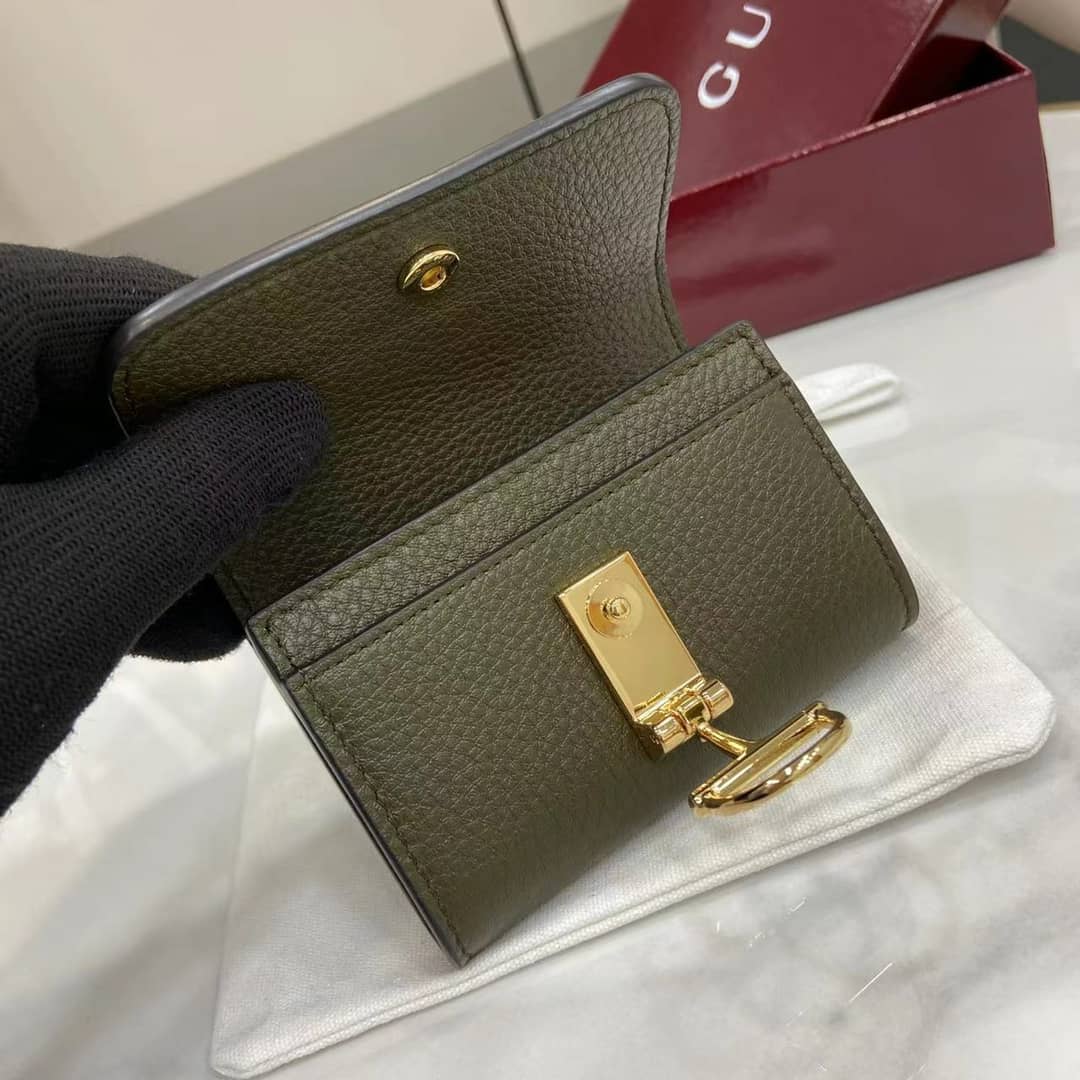 Gucci Softbit Leather Green Card Case 828148_7_159988 Gucci Softbit Leather Green Card Case 828148